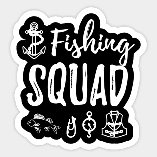 Fishing Squad Sticker